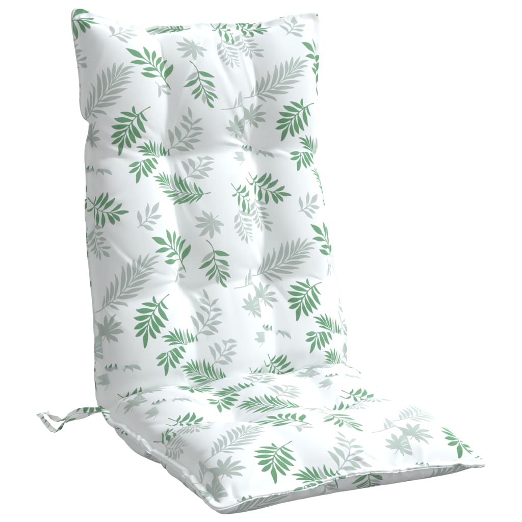 Hochlehner Seat Cushions 6 pcs Leaf Pattern Oxford Fabric
