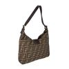 FENDI Zucca Hobo Shoulder Bag Brown Women used