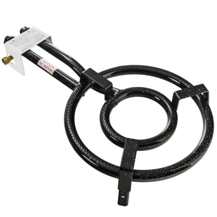 Réchaud Gaz 2 Feux D : 35 Cm Pour Plat À Paëlla