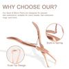 GlamorDove Micro Beads Plier For Hair Extension Removal Micro Ring Link/Bead Opener Tool Silver Color Micro Ring Bead Plier