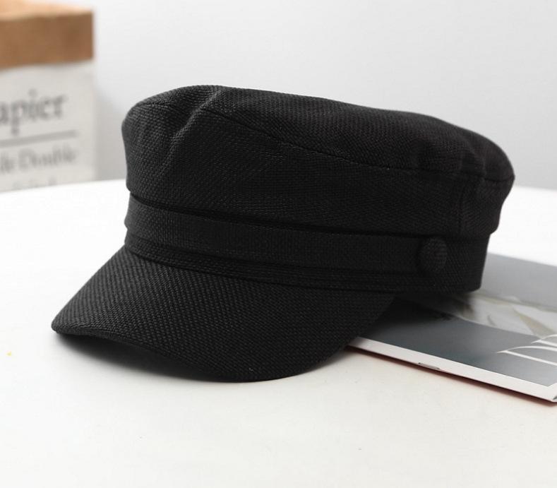 Hat female internet celebrity beret navy hat spring summer autumn winter fashion Korean version octagonal retro duckbill Caps