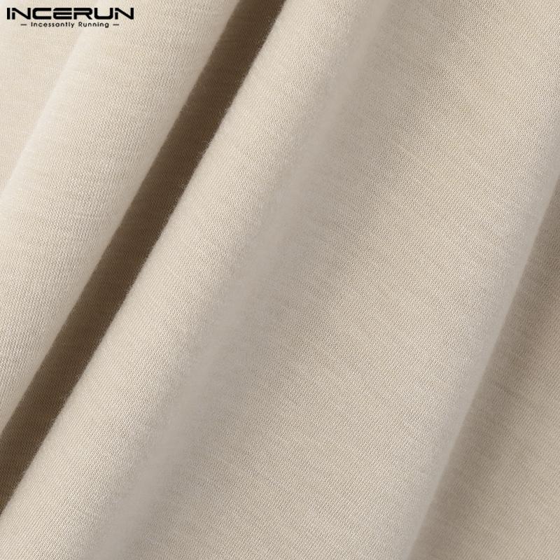 INCERUN Men Halter Neck Sexy Cross Vest Slim Fit Stretch Camisole Tank Tops