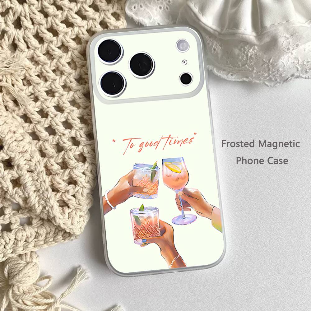 A-Aperol Art S-Spritz Phone Case For iPhone 17,16,15,14,13,12,11 Pro,Max,Plus,Mini,Air,E Magnetic Frosted Clear