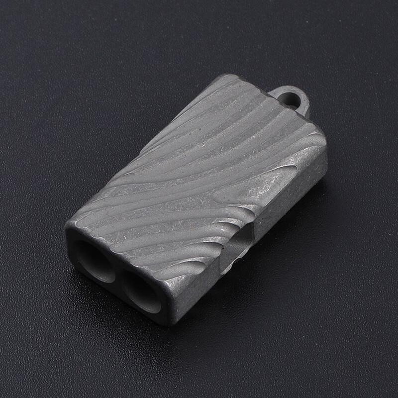 OUN Titanium Alloy Dual-Tube Emergency Whistle