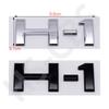 CMQW3 3D ABS H-1 Emblem Stickers H1 Letter Word Badge For Hyundai Starex Car Styling Auto Body Decaorative Sticker Decal Accessories