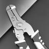 Multifunction Repairing Scissors Electrical Stripping Crimping Plier Hand Tool CR-V Wire Stripper Pulling Plier Wire Cutter
