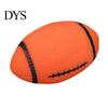 Filhote de cachorro de estimação mastigar mordida bola de rugby squeaker treinamento som brinquedo presente do cão