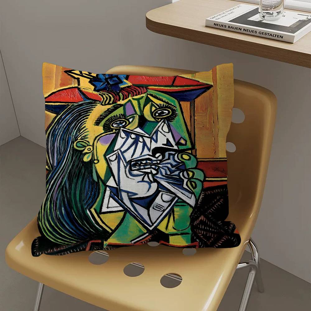 Legend Art Artist P-Pablo Picasso-Mt Maple Design Cushion Cover Happy Autumn Harvest Decor Holiday Decorati Pillow Cover