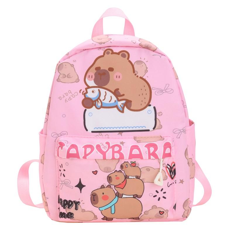 

Студенческий школьный рюкзак, сумка для репетиторства, рюкзак большой вместимости, водонепроницаемый, для путешествий на открытом воздухе, рюкзак-тоут, подарок розовый