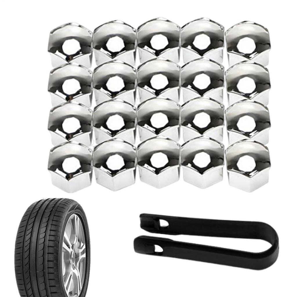 Tuyhnj Tire Nut Caps, Wheel Nut Covers, Wheel Bolt Nut Cover Caps Set -