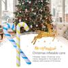 Home Party Balloons Santa Claus Walking Stick Christmas Candy Cane Inflatable Toys Crutch Balloons