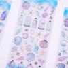 Marine Creature PVC Sticker Embossed Decorative Sticker For Notebook Journal Phone Cover Scrapbooking Embellishments