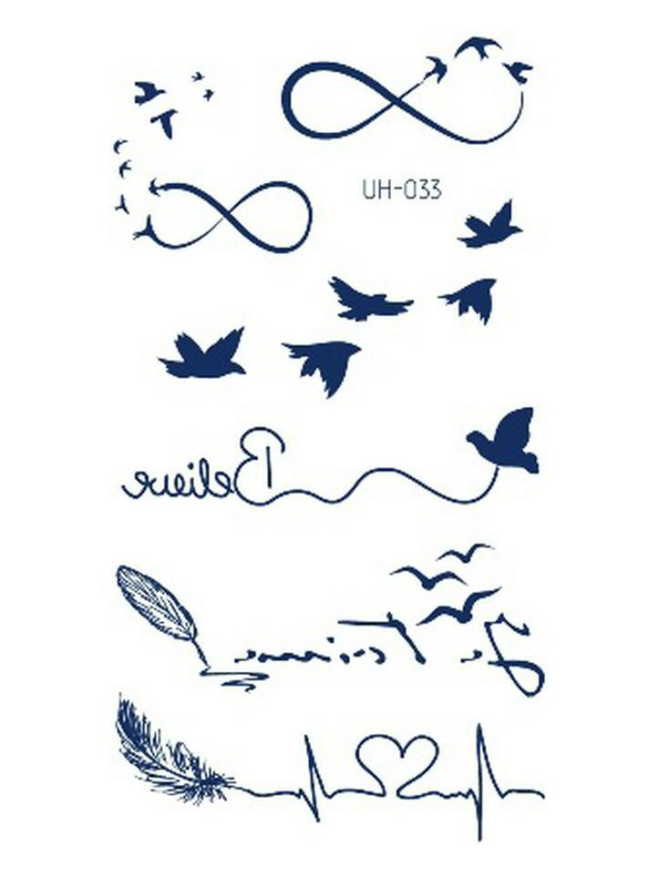 Ziołowe półtrwałe wodoodporne naklejki tatuażowe dla mężczyzn i kobiet