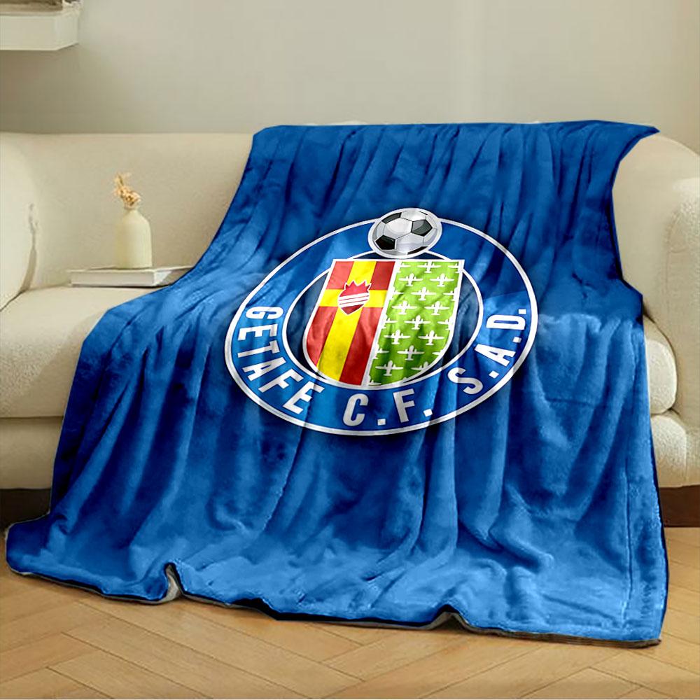 Getafe C.F. Logo Blanket for All Seasons Blanket Lunch Break Throw Gift