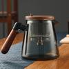 750ML One Click Tea Water Separation Glass Teapots Stainless Steel Tea Strainer Tea Pot  With Infuser Filter Kungfu Tea Set