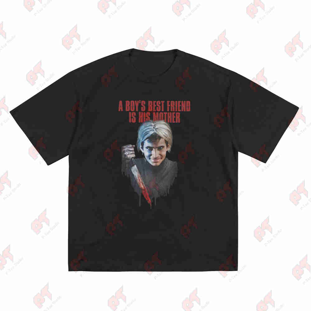 A Boys Best Friend Is His Mother Bates Norunisex Psycho Hitchcock Short Sleeve Tee 100 Cotton Tshirt