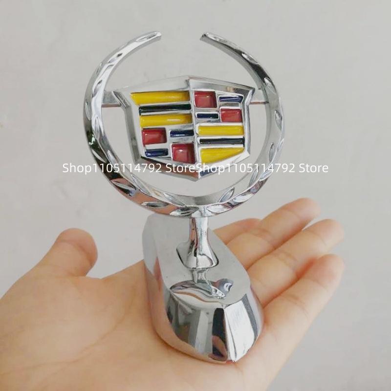 

1pcs New Car Hood Badge Emblem Bonnet Sticker for Cadillac CTS BLS Escalade Seville Tiburon SLS XTS XT6 CT6 Auto Modification