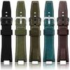 Applicable to Casio and 26x14mm watch band GST-W120L/S120/W130L/S100/S110 bracelet nylon & leathe...