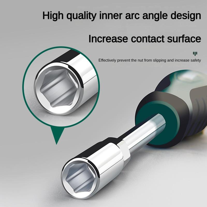 Hexagonal Socket Screwdriver 5-14mm Multi-size Wrenches Nut Driver for Automotive Mechanical Home Repair Hex Key Hand Tools