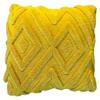Stylish Plush Quilted Diamond Cushion Cover: Fluffy Ins Style for Sofa, Bedside, or Living Room Decor