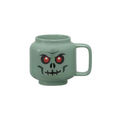 Room Copenhagen LEGO Ceramic Mug, Large, Green Skeleton, Sand Green, 41460808