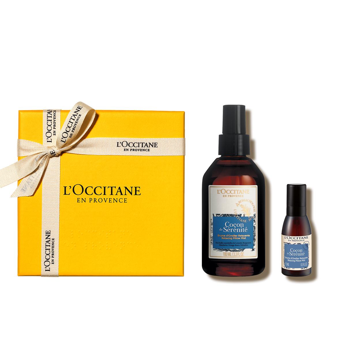 [L Occitane] Cocoon de Serenité Relaxing Pillow Mist 100ml Set (+1 Deluxe Sample)