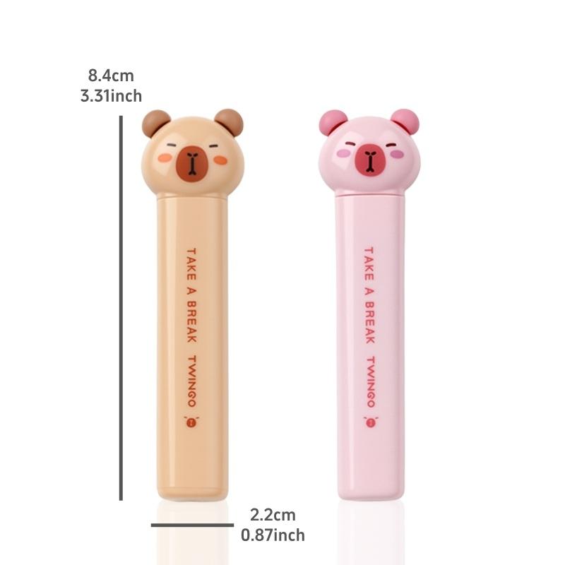 Capybara Schere Cartoon Faltbares Design Tragbare Größe Cutter für Papier Tagebuch Kreative Schreibwaren Büro Schule Mädchen Geschenk