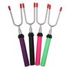 SMVP Telescopic 360 Rotating Stainless Steel BBQ Forks