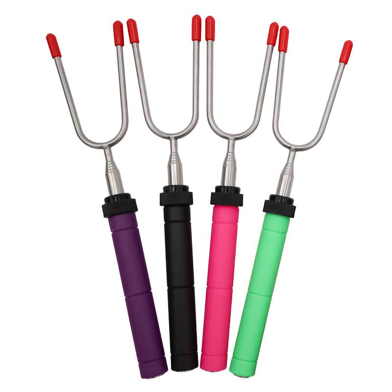 SMVP Telescopic 360 Rotating Stainless Steel BBQ Forks