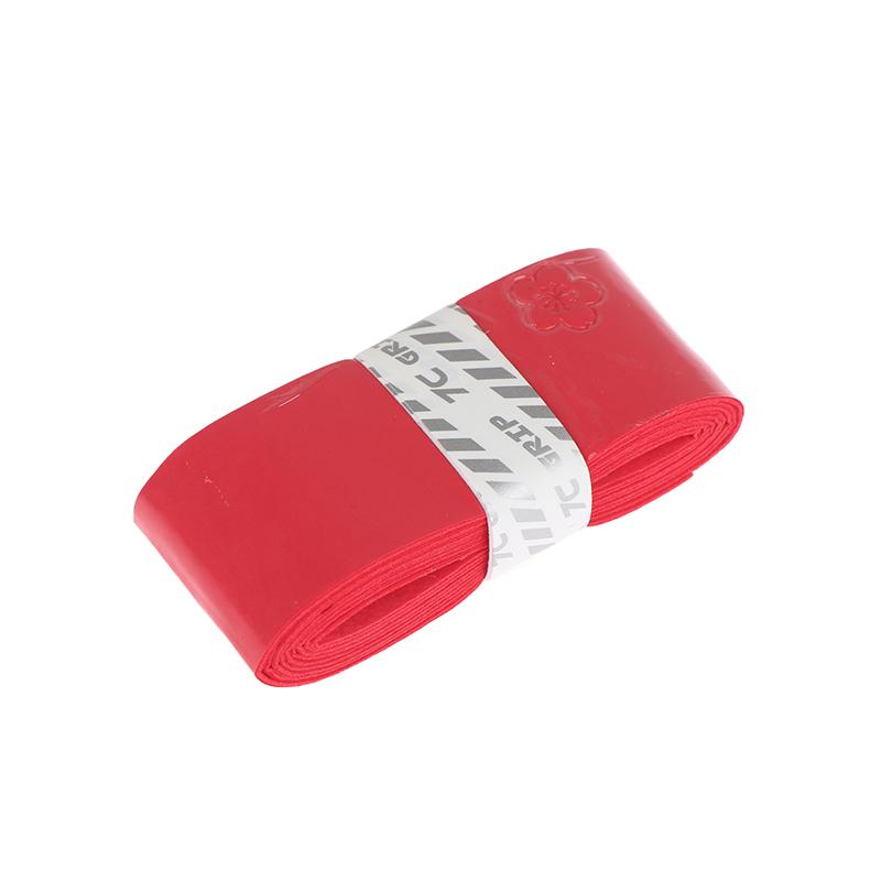 1Pc Pu Badminton Handle Wrap Tape Non-Slip Cherry Blossom Print Badminton Overgrip Sweat-Absorbent Badminton Racket Handle Grip