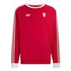 adidas Unisex Originals Manchester United Rundhals-Sweatshirt Rot JM5563