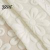 Transparent Texture Tablecloth Cloth Lace Tablecloth Pattern Sunflower Jacquard Round Decorative Table Fabric Floral Cover Dinner for Wedding Party