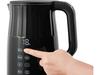 Electric Kettle 1.7L Temperature Regulation Black - W-68218
