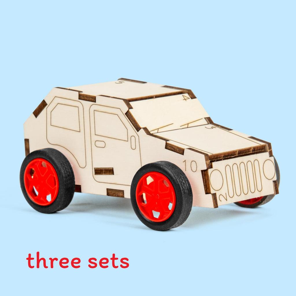 

Science Experiment Diy Inertia Car Educational Toy For Children And Students