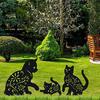 Metal Cutting Die 3D Playing Cats Cutting Dies for DIY Scrapbooking Photo Decor