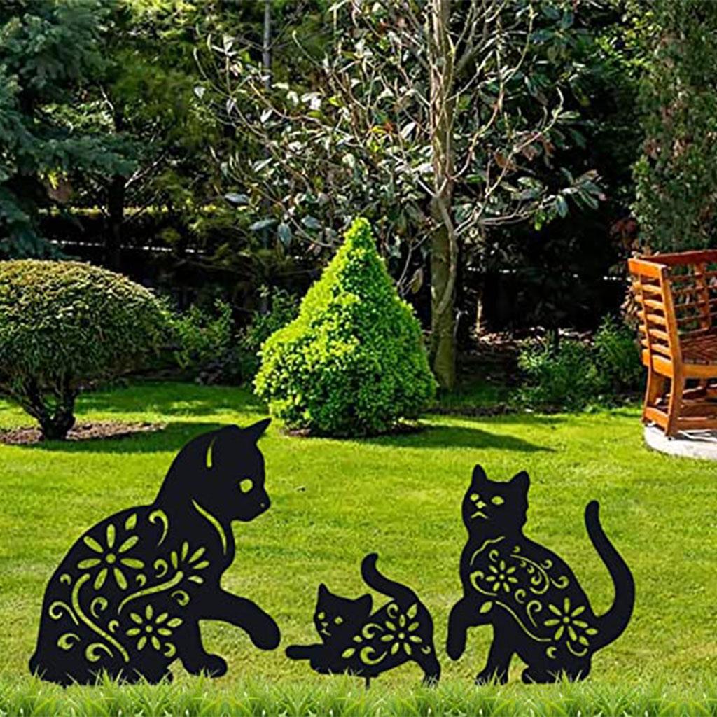 Metal Cutting Die 3D Playing Cats Cutting Dies for DIY Scrapbooking Photo Decor