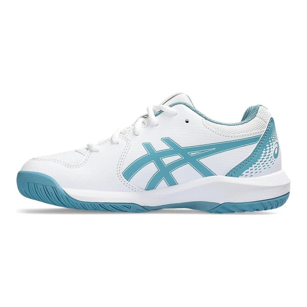 New Asics Gel Dedicate 8 GS 'White Gris Blue' 1044A077-100