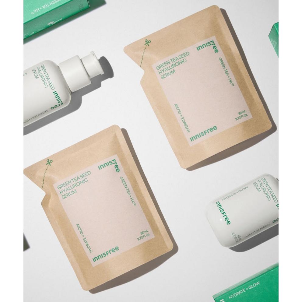 innisfree Green Tea Seed Hyaluronic Acid Serum Refill, 80ml