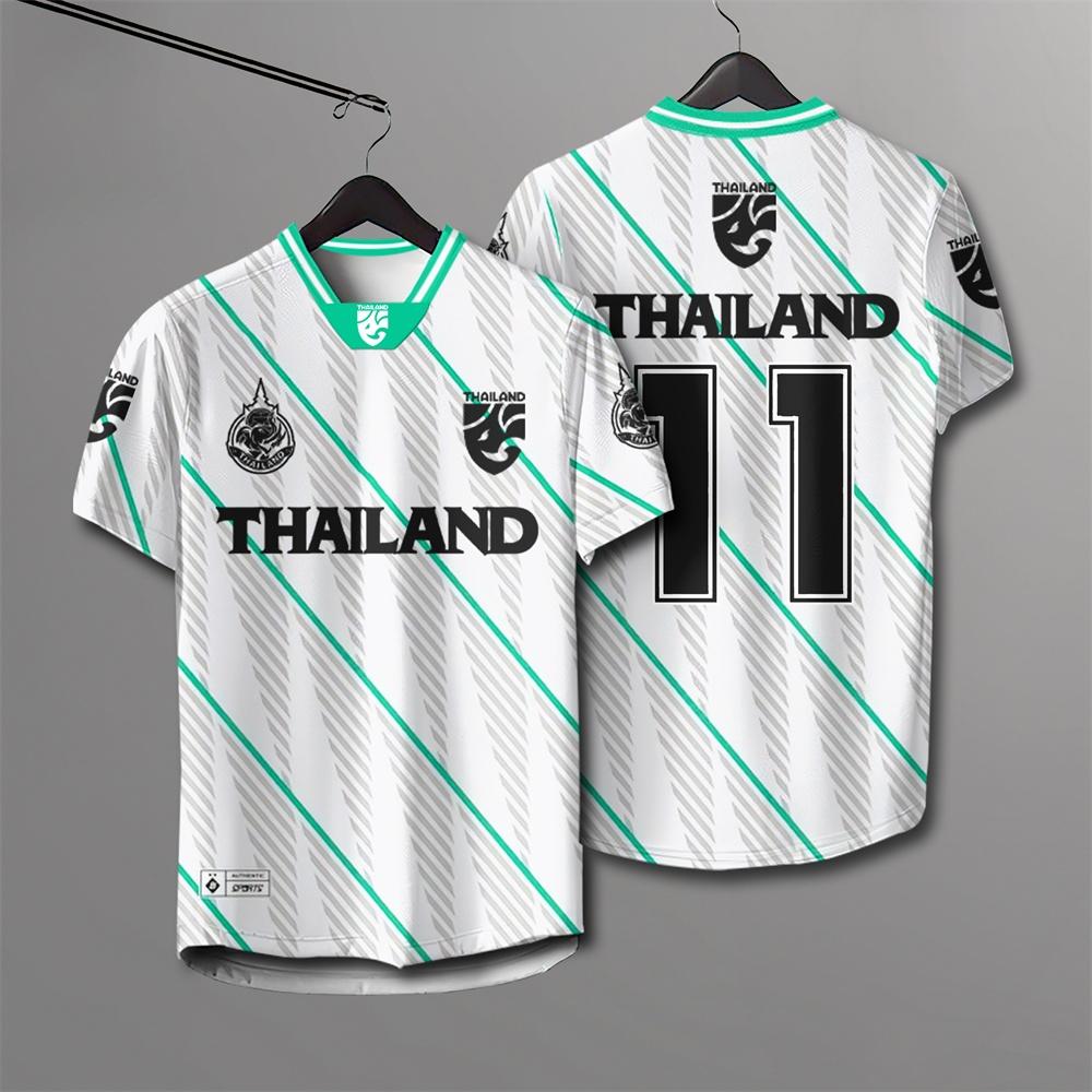 Thailand 3D Gedrucktes Kurzarm Sommer Street T-Shirt Herren Atmungsaktives T-Shirt Leicht und Bequem Kurzarm Oberteile