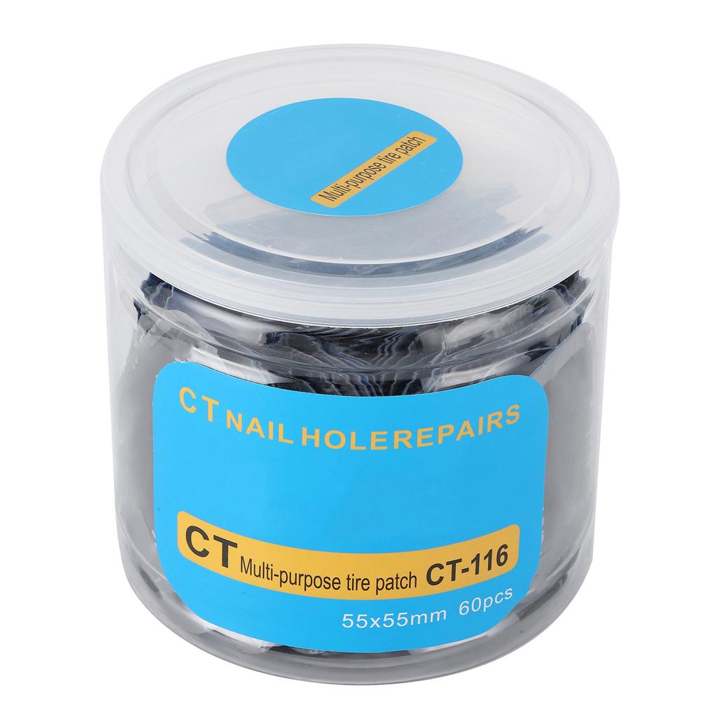 60pcs Box 55mm 2.2in Car Tire Repair Patch Rubber Tool Universal for Automobile Motorcycle