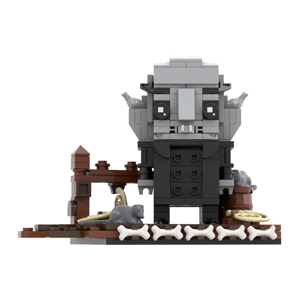 MOC Gothic Vampire Bricks Model Gothic Vampire Nosferatu Action Figure Building Blocks Assembly Toys Children Birthday Gifts