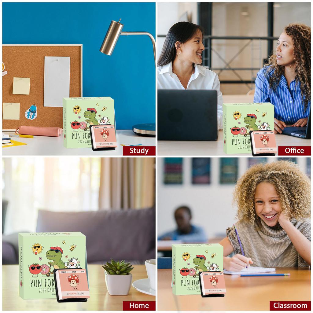 A Daily Detachable Desktop Calendar, A Fun Gift, And Home Decor Items.