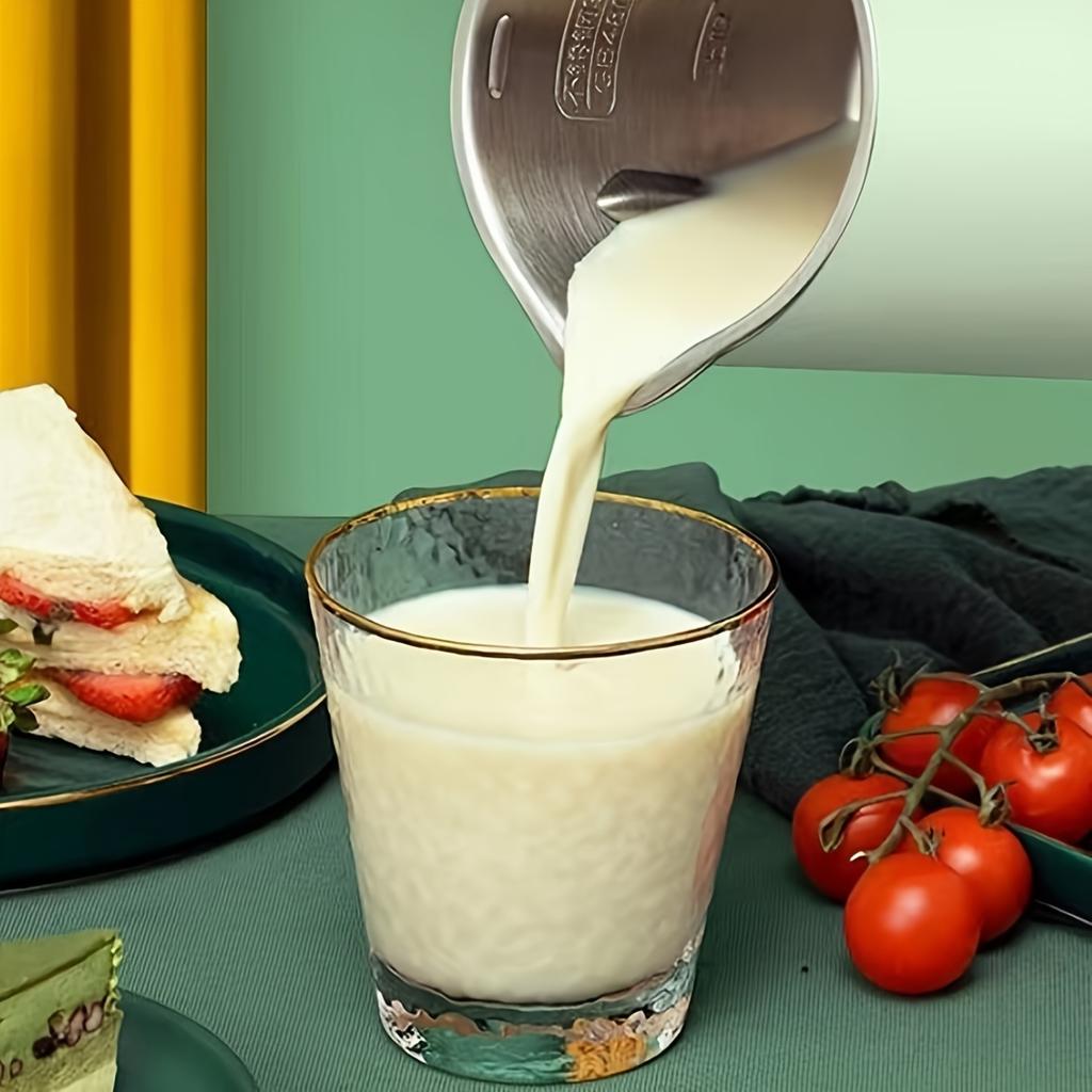 מכונת חלב סויה ניידת 350 מ"ל עם מסחטה, בלנדר ומתג בטיחות