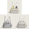 Cute Anime Cat Backpack Pu Waterproof Casual Travel For Women