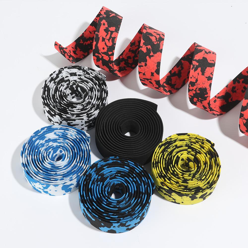 Road Bikes Bicycle MTB Bike Handlebar Tape Bike Handlebar Accessories Camouflage Rubber Foam Wrap