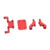 RC Aluminum Rear Body Shell Mounting Kit for AXIAL SCX24 AXI00002 124 RC Car Upgrade PartsRed