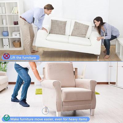 10pcs PTFE Thicken Chair Leg Pads Furniture Movers Chair Glides Furniture Glides Furniture Moving Pads