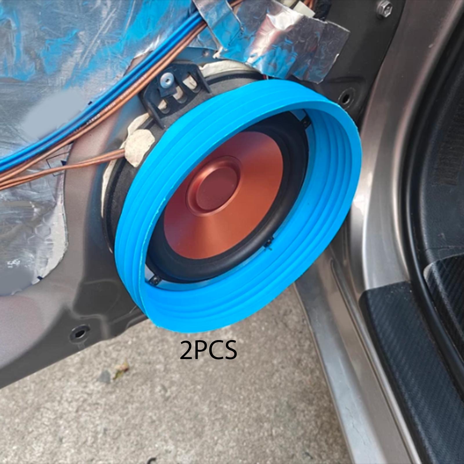 

2 Pieces Car Speaker Waterproof Cover Universal Premium Professional Portable Replace Accessories
