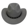 Western Cowboy Top Hat Spring And Autumn New Jazz Hat Big Brim Pentagram Belt Accessories Felt Hat Men And Women