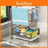 Steel Wall Mount Cloth Drying Rack With Automatic Drainage For Kitchen Organization